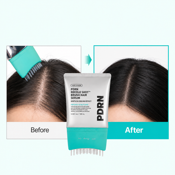 PDRN hair and scalp serum with brush applicator